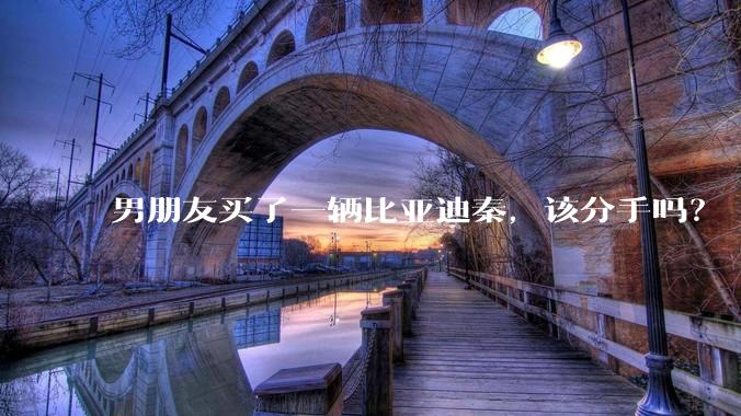 男朋友买了一辆比亚迪秦，该分手吗？